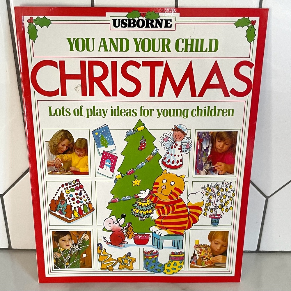 Vintage 1991 Usborne “You and Your Child Christmas” Craft Boom